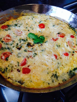 Frittata met boerenkool!